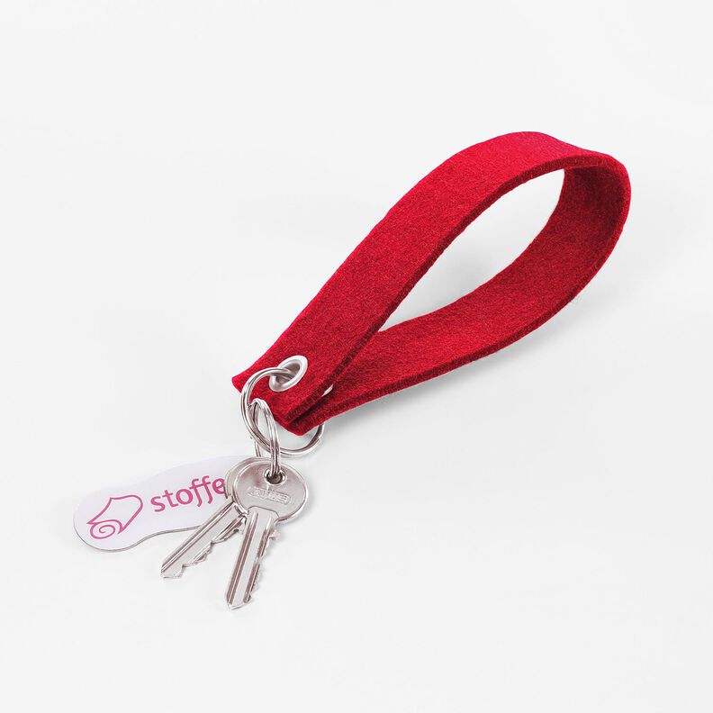 Huopa 90 cm / 3 mm vahvuus – karmiininpunainen,  image number 5