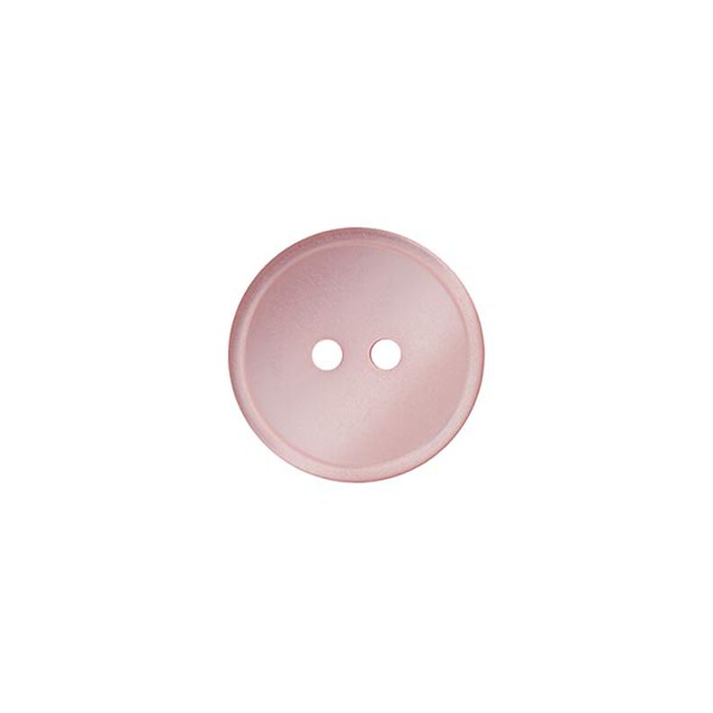 Polyesterinappi kaksireikäinen  – roosa,  image number 1