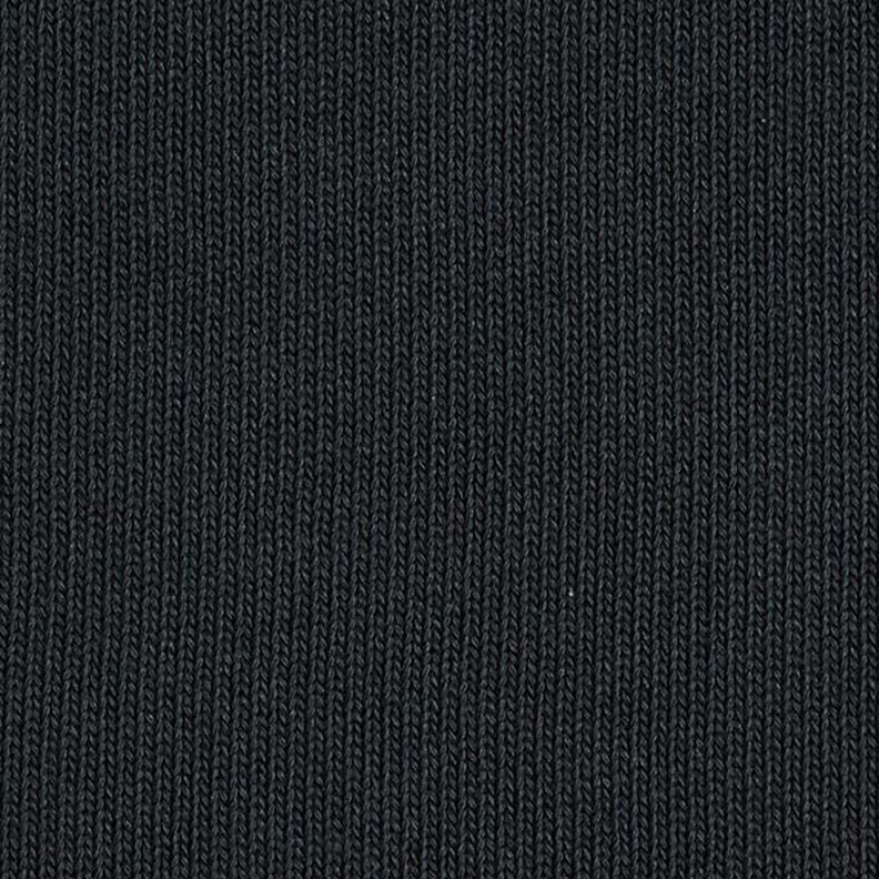 Puuvillaneulekangas – musta,  image number 4