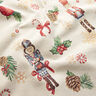 Sisustuskangas Gobeliini Juhlavat pähkinänsärkijät – vaalea beige/punainen,  thumbnail number 2