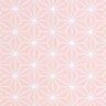 Puuvillakangas Kretonki Japanilaiset tähdet Asanoha – roosa,  thumbnail number 1