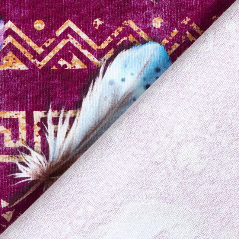 French Terry Boho H&ouml;yhenet | Glitzerp&uuml;ppi  &ndash; ryp&auml;le/hummeri,  image number 4