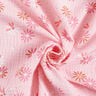 Musliini-/kaksikerroksinen kangas Kukkasade &ndash; ruusunpunainen,  thumbnail number 3