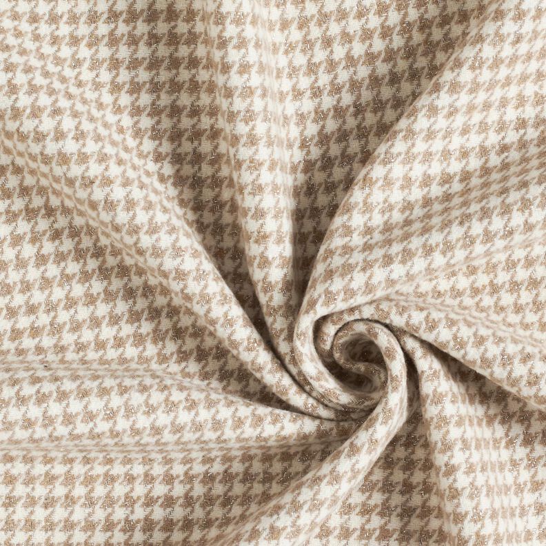 Takkikangas Villasekoite Kimalteleva kukonaskel – mocca/villanvalkoinen,  image number 3