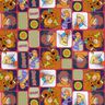Puuvillapopliini Scooby Doo sarjakuvana Lisenssikangas – punainen/värisekoitus,  thumbnail number 1