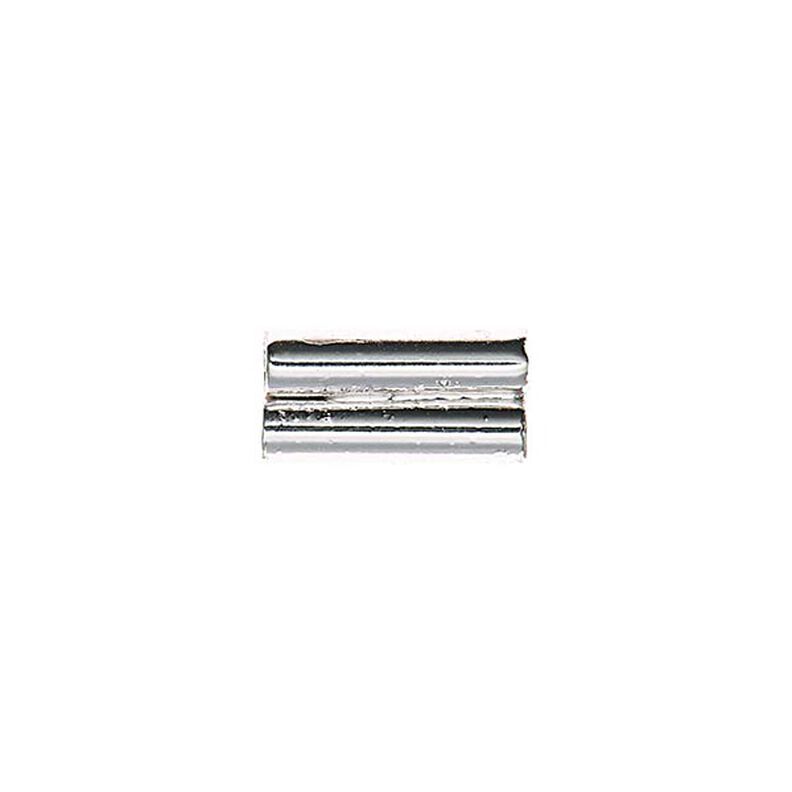 Putkiliitoskappale [2x2,3mm], Jewellery Made by Me | Rico Design - hopea metallinen,  image number 1
