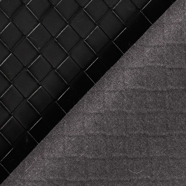 Keinonahka punottu | Katia Fabrics – musta,  image number 4