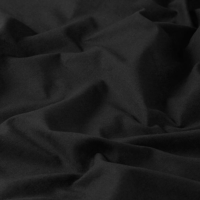Puuvillabatisti Yksivärinen – musta,  image number 2
