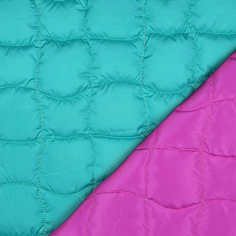 Tikkikangas Aaltoilevat neliöt – vedensininen/purppura,  image number 4