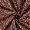 Puuvillakangas Kretonki Pienet oksat – tummanruskea/rypäle,  thumbnail number 3