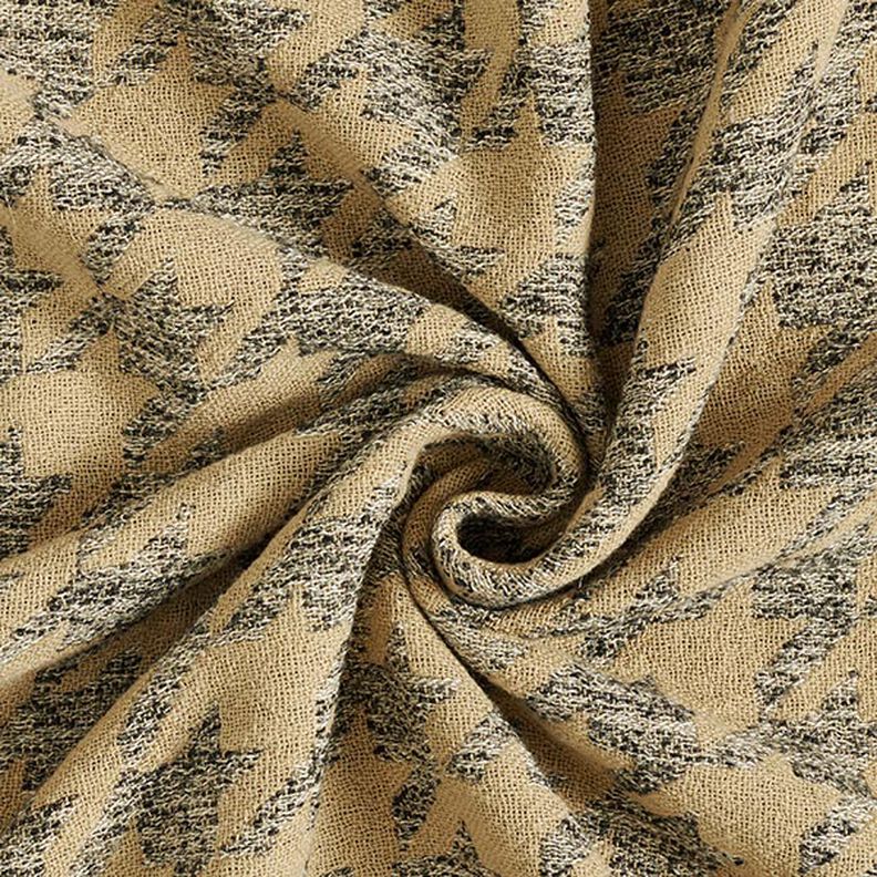 Kaksoiskudos Suuri kukonaskel &ndash; beige/harmaa,  image number 3