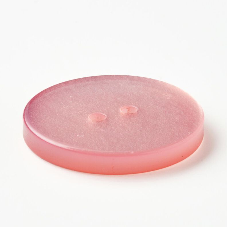 2-reikäinen kiiltävä nappi [Ø 25 mm] – roosa,  image number 3