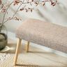 Verhoilukangas värikäs boucléjäljitelmä – anemone/vaalea beige,  thumbnail number 5