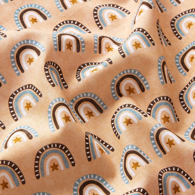 Kangaspaketti Popliini Vauvakarhu – cashew/vaaleansininen,  image number 3