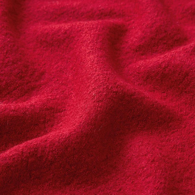 Kevyt viskoosi-villasekoite Neulekangas – karmiininpunainen,  image number 2