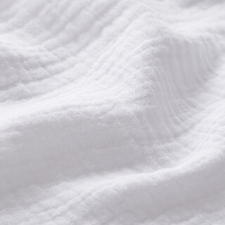 Musliini-/kaksikerroksinen kangas – valkoinen, 