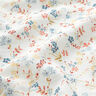 Musliini-/kaksikerroksinen kangas romanttiset kukkaköynnökset – valkoinen,  thumbnail number 2