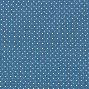 Pinnoitettu puuvilla Pienet pilkut – farkunsininen, 