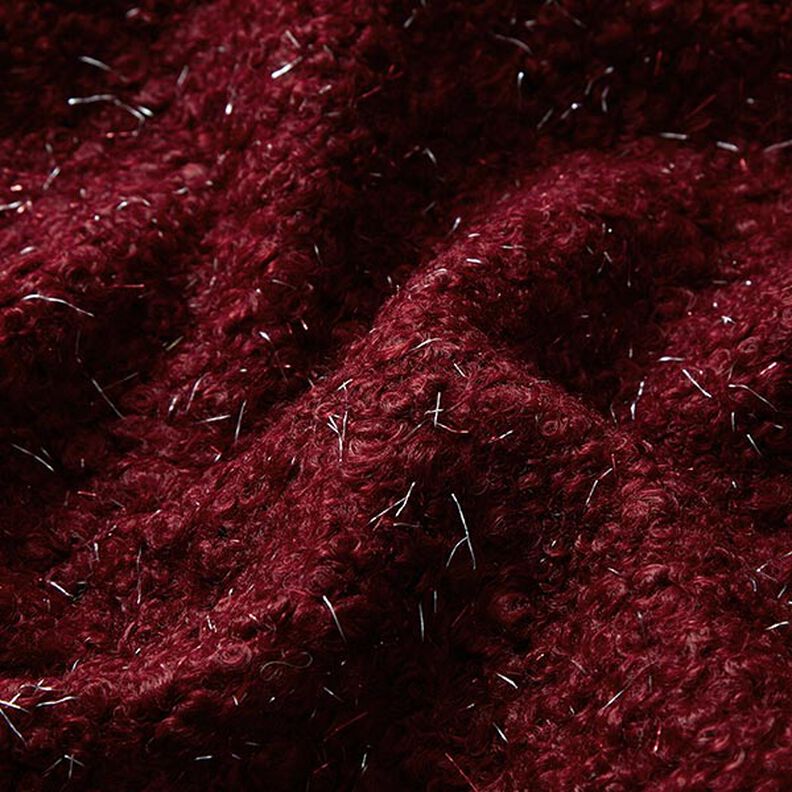 Neulebuklee Kiiltolanka – bordeauxin punainen,  image number 2