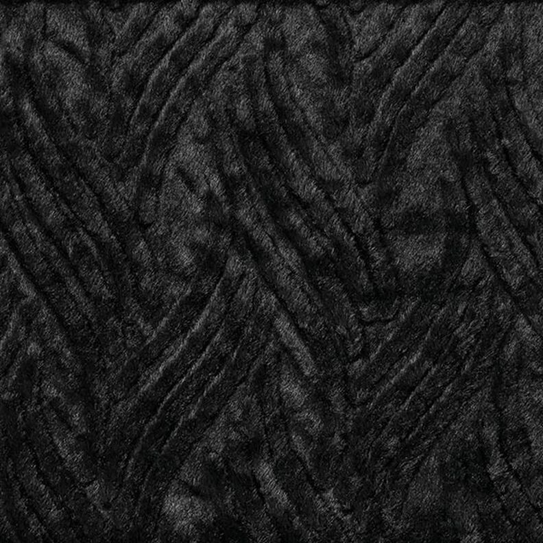 Tekoturkis Aaltoviivat – musta,  image number 1