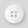 4-reikäinen pyöreä nappi [Ø 15 mm] – valkoinen,  thumbnail number 1