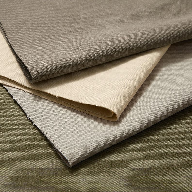 Sisustuskangas Canvas vahattu – ruskeanharmaa,  image number 4