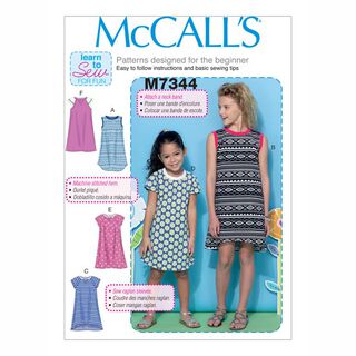 Lasten mekko|paita, McCalls | 104 - 122, 