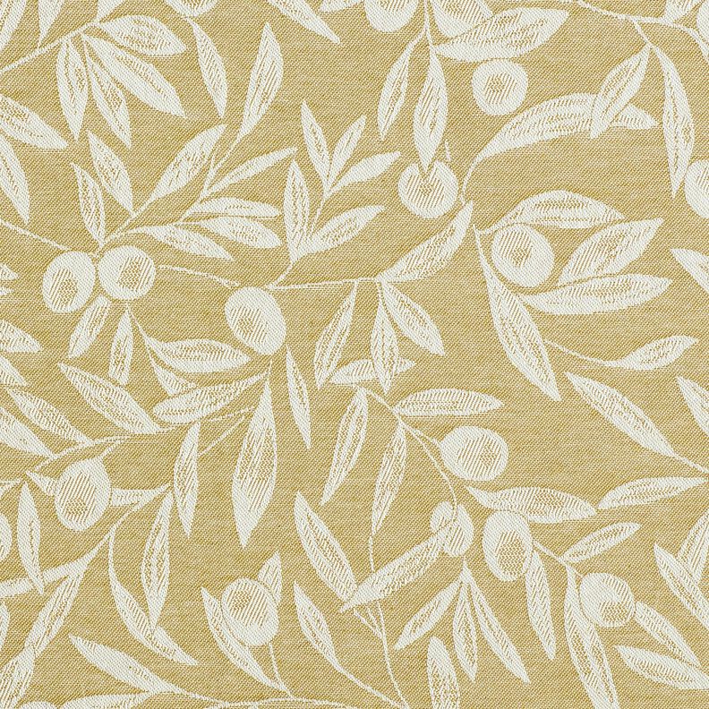 Pinnoitettu puuvilla Jacquard Pinnoitettu Oliivit &ndash; oliivi/vaalea beige,  image number 1