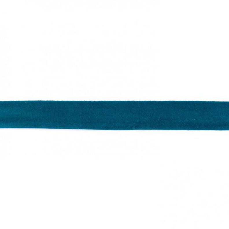 Joustava kanttausnauha  matta [20 mm] – kirkas petrooli,  image number 1