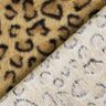 Superpehmeä tekoturkis leopardikuviolla – vanhakulta/musta,  thumbnail number 4