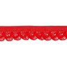 Joustava röyhelö [15 mm] – punainen,  thumbnail number 1
