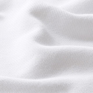 Puuvillaneulekangas – valkoinen, 