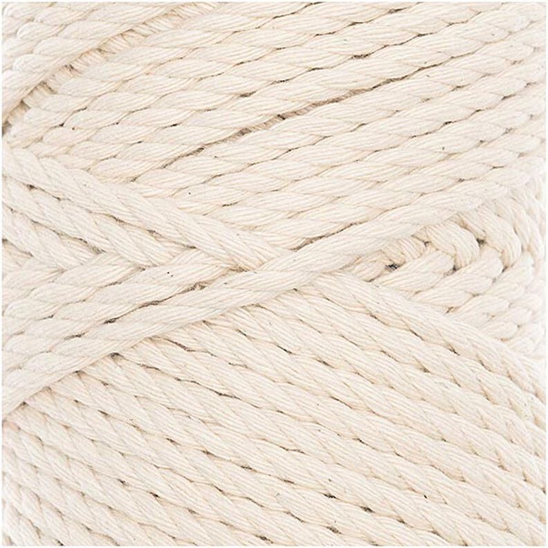 Creative Cotton Cord Skinny -makrameelanka [3mm] | Rico Design – luonnonvärinen,  image number 2