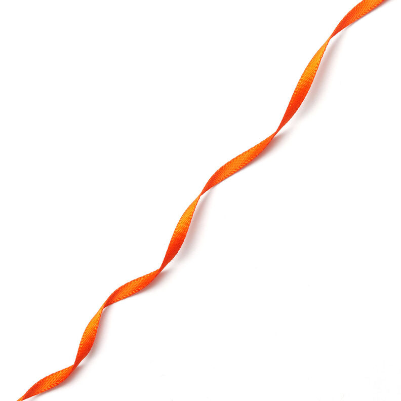 Satiininauha [3 mm] – oranssi,  image number 2
