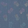 Musliini-/kaksikerroksinen kangas Yksisarviset Foliopainatus – siniharmaa,  thumbnail number 7