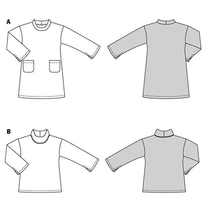 Plus-Size Mekko / Shirt | Burda 5866 | 44-54,  image number 8