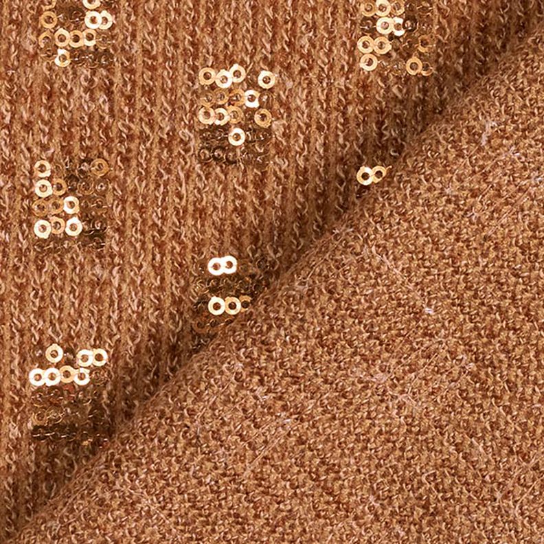 Neulekangas Kimallepaljetit Pikkulaatikot – kinuski,  image number 4