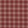 Sisustuskangas Puolipanama Klassinen ruutu – viininpunainen/luonnonvärinen,  thumbnail number 1