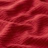 GOTS Musliini-/kaksikerroksinen kangas | Tula – bordeauxin punainen,  thumbnail number 4