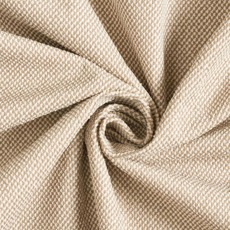 Verhoilukangas Meleerattu pehmeä – tumma beige,  image number 1