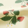 Pinnoitettu puuvilla Mansikat – vaniljankeltainen,  thumbnail number 3