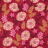 Puuvillapopliini Fresh Flowers | Nerida Hansen – bordeauxin punainen,  thumbnail number 1