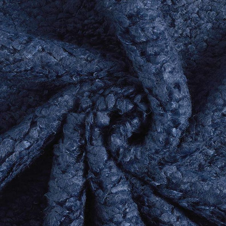 Nahkajäljitelmä, jossa nurjalla puolella tekoturkista Yksivärinen – musta/laivastonsininen,  image number 6