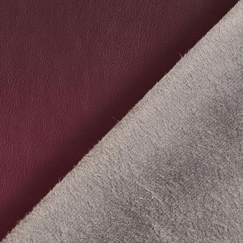 Keinonahka Liukuväri | Katia Fabrics – musta/bordeauxin punainen,  image number 4