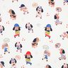 Puuvillajersey Skeittaava koira Digitaalipainatus | Poppy Fabrics &ndash; norsunluu/ruusukulta,  thumbnail number 1