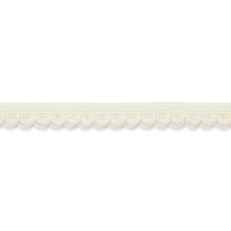 Joustava röyhelö [15 mm] – villanvalkoinen,  image number 2