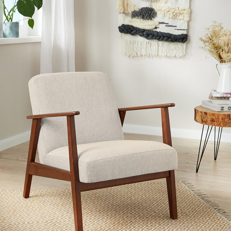 Verhoilukangas Chenille-kudos – vaalea beige,  image number 5