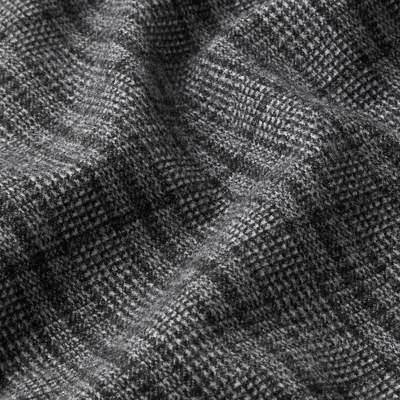 Takkineulos Stretch Glencheck – vaaleanharmaa/antrasiitti,  image number 2