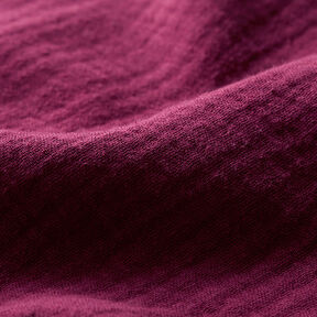 Musliini-/kaksikerroksinen kangas – bordeauxin punainen | Loppupala 90cm, 