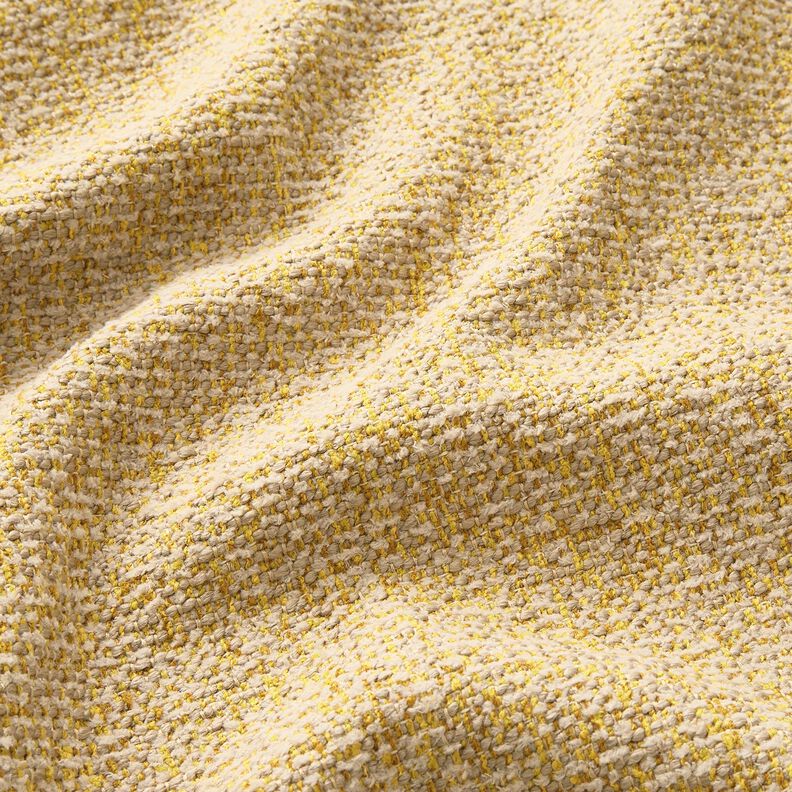 Verhoilukangas värikäs ommel – auringonkeltainen/luonnonvärinen,  image number 2